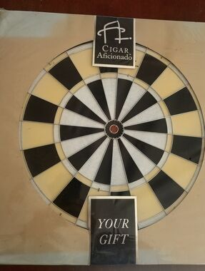 Cigar Aficionado Vintage Dart Board Gift New In Package